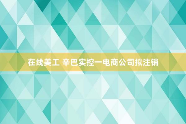 在线美工 辛巴实控一电商公司拟注销